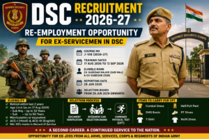 exserviceman jobs in DSC