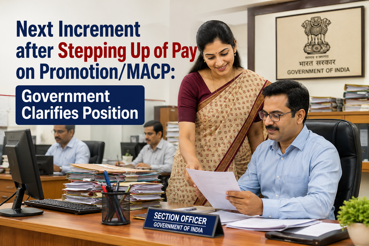 stepping up of pay promotion