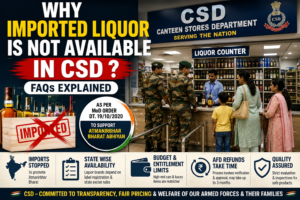 Why Imported Liquor is Not available in CSD ? FAQs Explained