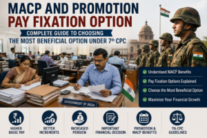 MACP and Promotion Pay Fixation Option: Complete Guide to Choosing the Most Beneficial Option Under 7th CPC