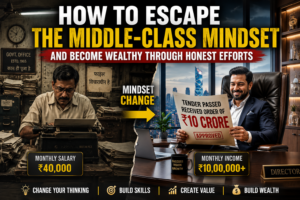 How to Escape the Middle-Class Mindset and Become Wealthy Through Honest Efforts