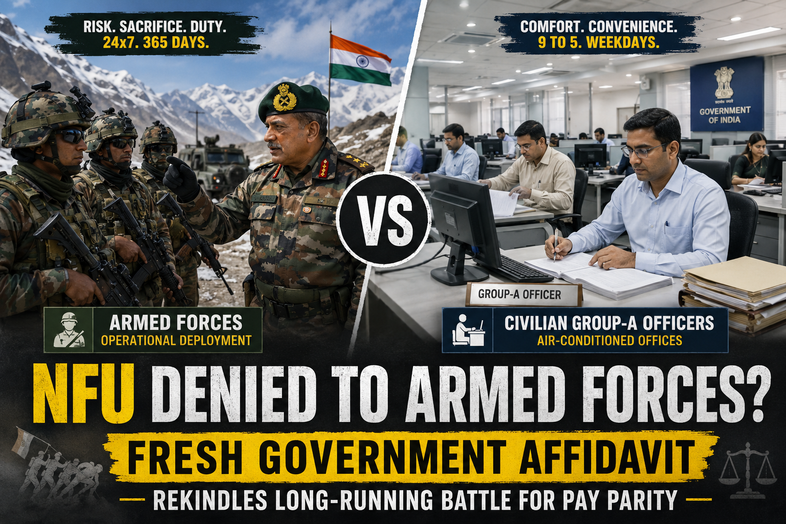 NFU for armed forces officers