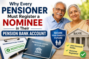 pension account nomination, family pension arrears, joint account holder vs nominee, nominee in pension account, pension arrears claim