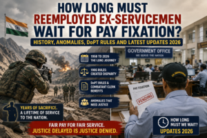 How Long Must Reemployed Ex-Servicemen Wait for Pay Fixation? History, Anomalies, DoPT Rules and Latest Updates 2026