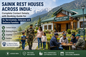Sainik Rest Houses Across India: Complete Contact Details with Booking Guide for Ex-Servicemen, Veterans and Defence Families