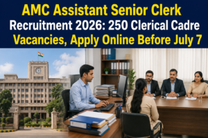 AMC Assistant Senior Clerk Recruitment 2026: 250 Clerical Cadre Vacancies, Apply Online Before July 7