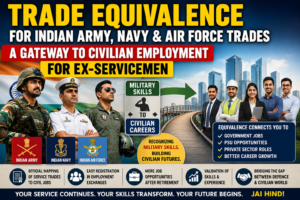 Trade Equivalence for Indian Army, Navy & Air Force Trades