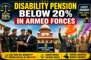 disability pension for less than 20 percent