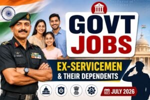 exserviceman jobs in various govt department