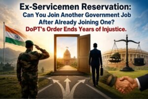 more than one job reservation for exserviceman