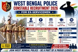 wb constable recruitment for exservicemen