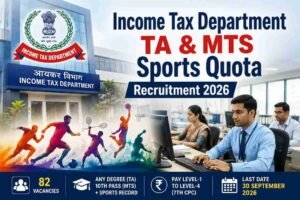 Income tax department recruitment
