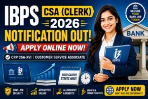 ibps clerk notification