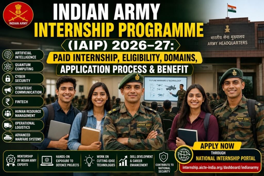 indian army internship programme