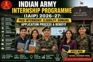 indian army internship programme