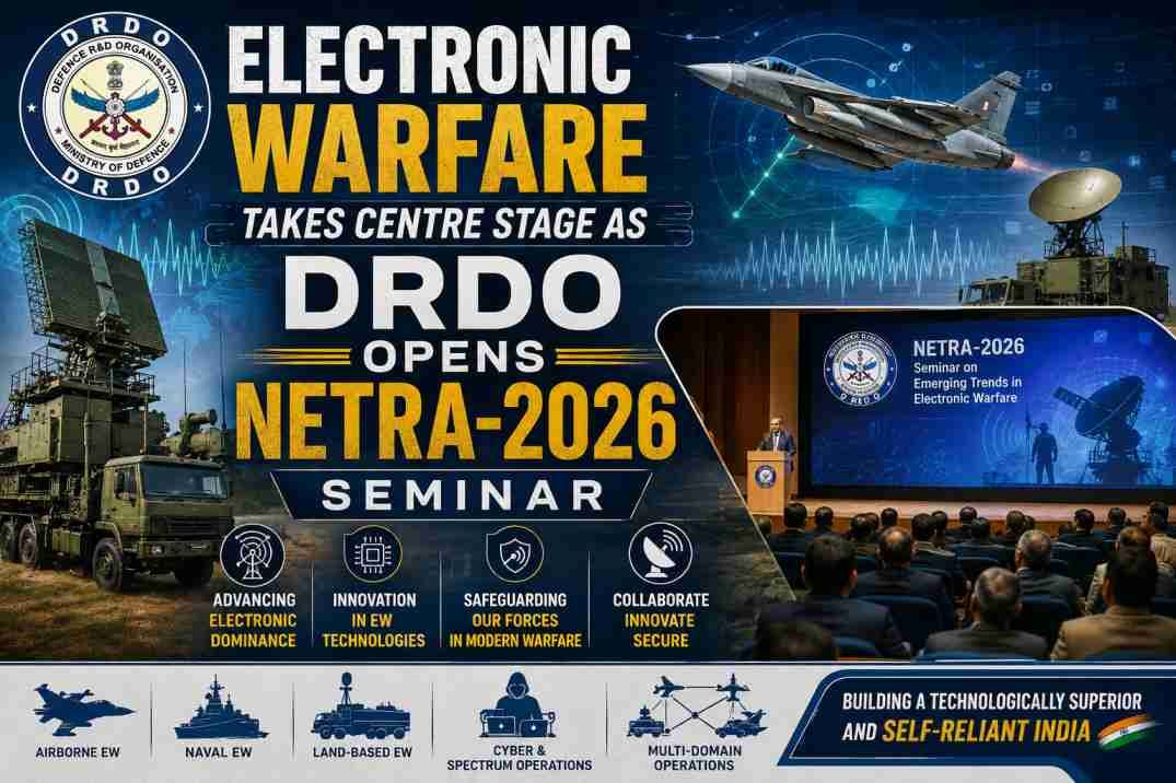 Electronic Warfare Takes Centre Stage as DRDO Opens NETRA-2026 Seminar