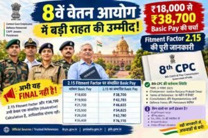 8वें वेतन आयोग में बड़ी राहत की उम्मीद? ₹18,000 से ₹38,700 Basic Pay