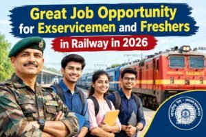 Great Job Opportunity for Exservicemen and Freshers in Railway in 2026