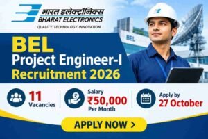 BEL Project engineer vacancy